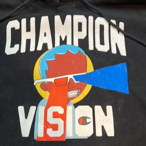Vintage Champion Vision Men's Hoodie XXL - Picture 2 of 5